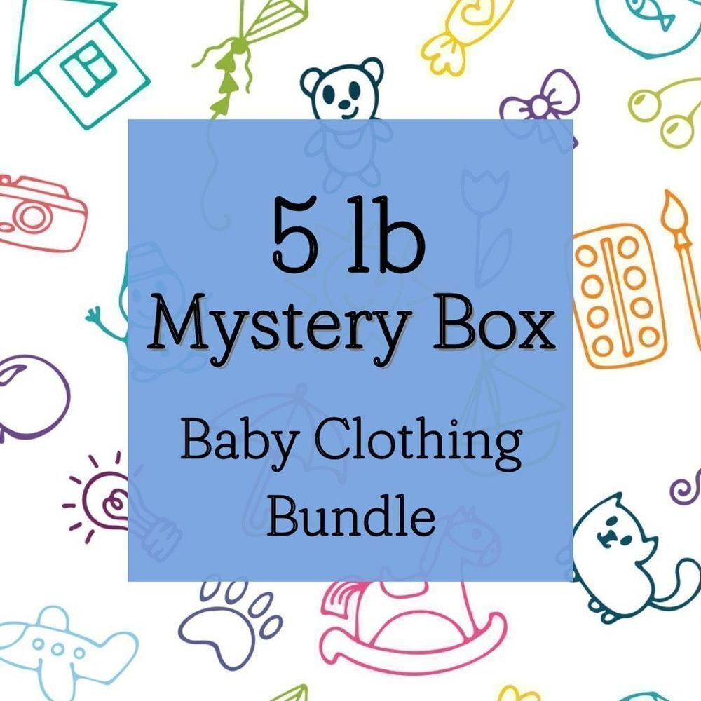 5lb Mystery Box 3-6 month Boy & Girl Unisex Clothing Bundle All Seasons